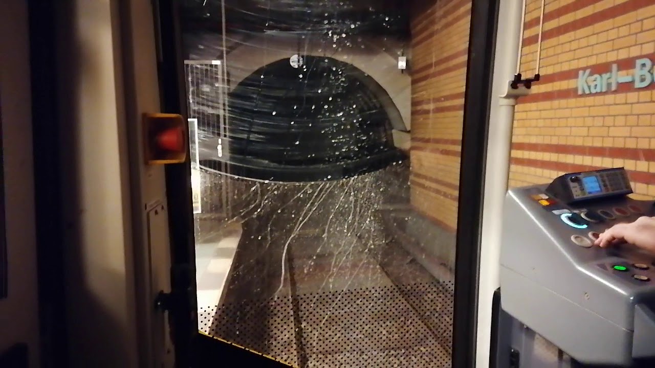 U-Bahn Berlin Führerstandsmitfahrt (noch von Sommer 2019)von Residenzstraße bis Wittenau im H