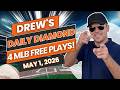 BEST MLB Picks and Predictions Today! | Drew's Daily Diamond For May 1, 2026