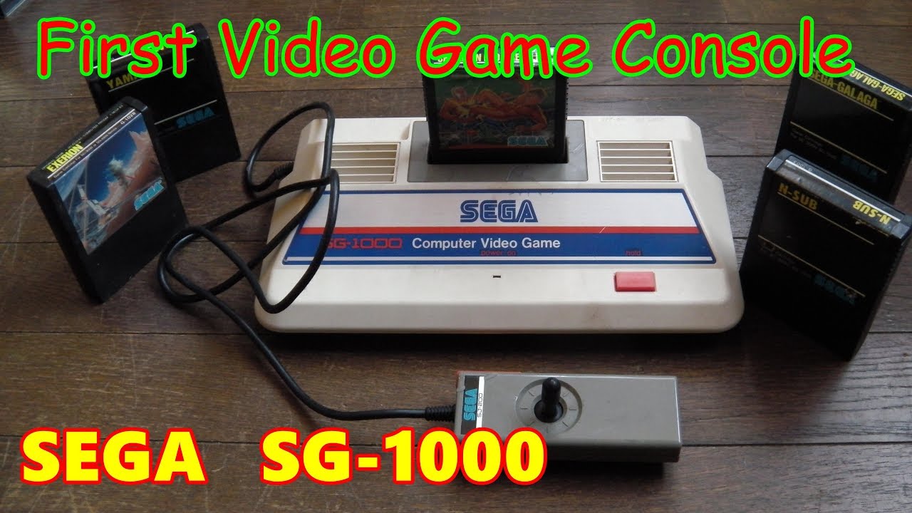 セガ SG-1000 テレビゲーム 本体 ゲームソフト紹介 / Sega SG-1000