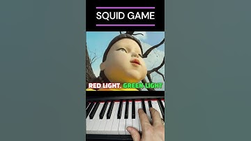 Squid Game red light green light #shorts #piano #squidgame #pianotutorial #filmmusic