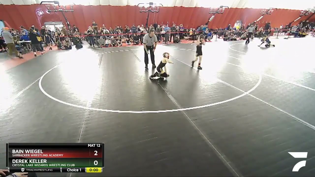59 Lbs Champ. Round 1 - Derek Keller, Crystal Lake Wizards Wrestling Club Vs Bain Wiegel, Sarbacke