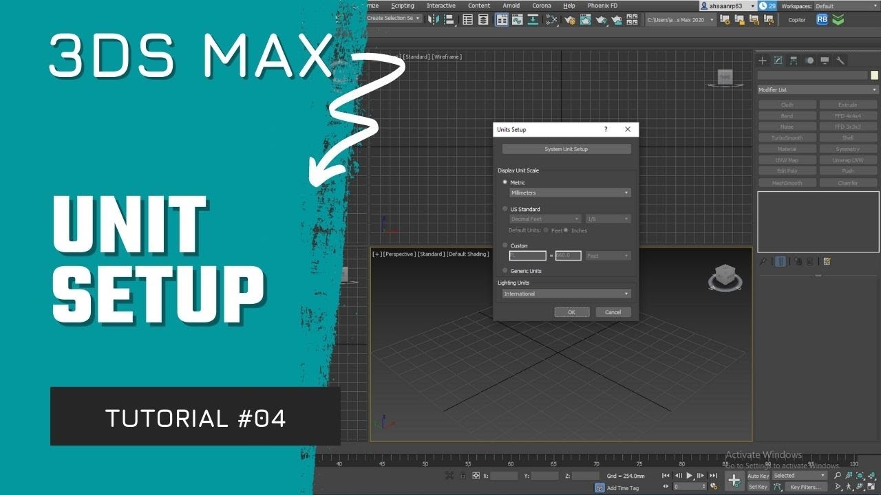 #4 | Unit Setup | 3ds Max Basic Course | Hindi/Urdu - YouTube