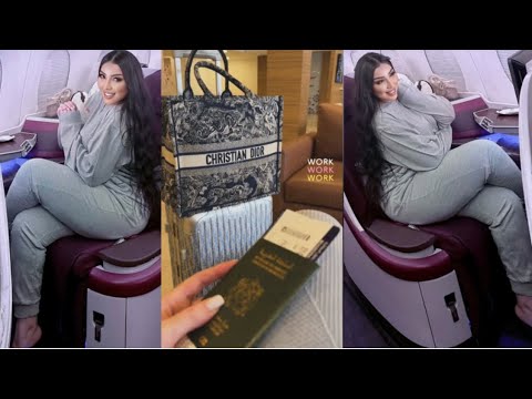 طائرة دنيا بطمة تغادر المغرب للخليج لإحياء حفل زفاف