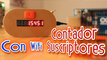 Pr#017 Contador de suscriptores de Youtube con WiFi