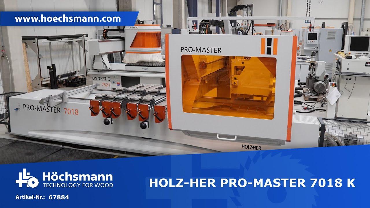 HOLZ-HER CNC machining centre PRO-MASTER 7018 K buy second-hand