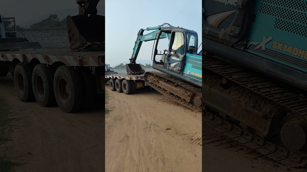 Kobelco machine 140 loading 