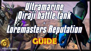 Ultramarine Qiraji battle tank mount   Loremasters Achievement mini guide