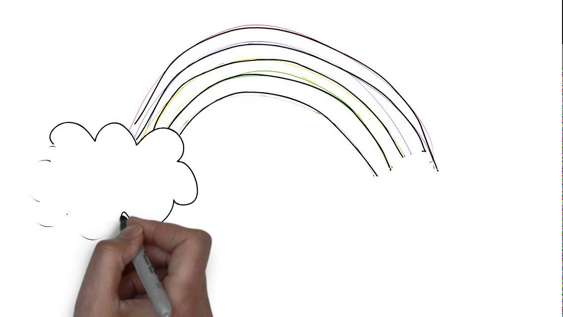 Видео как нарисовать радугу