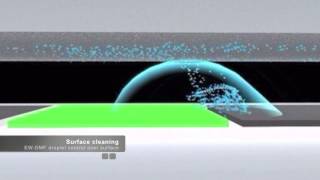 Cleaning of bioparticles using Electrowetting