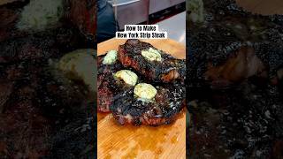 How to Make New York Strip Steak #bbq #steak #newyorkstrip #steaknight #beef #grilling #reversesear