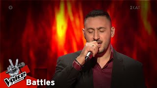 Αποστόλης Κασπαρίδης & Δημήτρης Ευθυμίου - «Παράξενη βροχή» | 3o Battle | The Voice of Greece