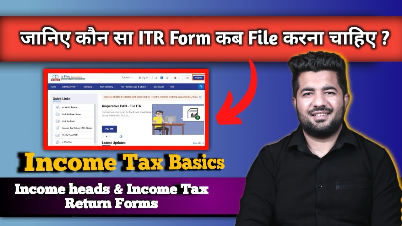 Income Tax Return Filing AY 24 25 How To Choose ITR Forms Which ITR Income Tax Return Filing AY 24 25 How To Choose ITR Forms Which ITR
