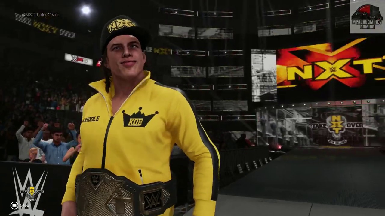 WWE 2K19 Matt Riddle vs Velveteen Dream NXT Championship Match