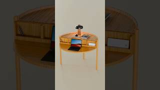 Rotating Cabinet Table | Smart Hidden Storage Furniture