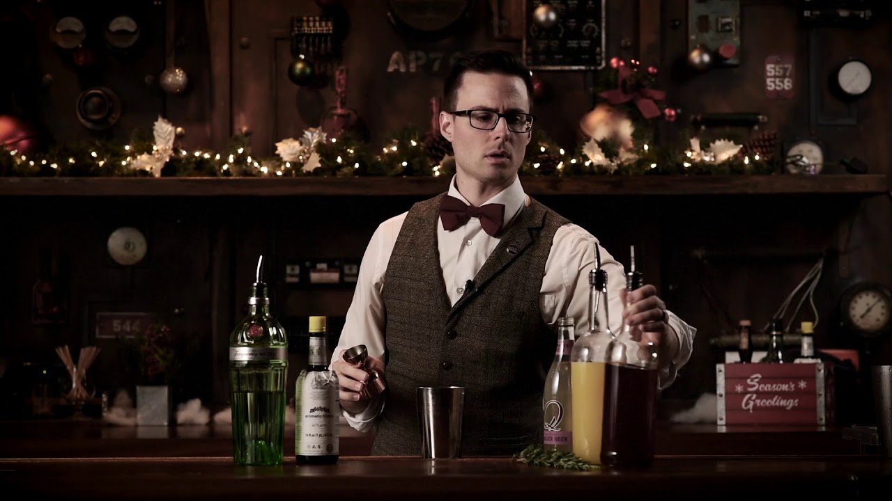 Wonderful Winter Craft Cocktails at The Edison - Deck The Halls Cocktail Recipe