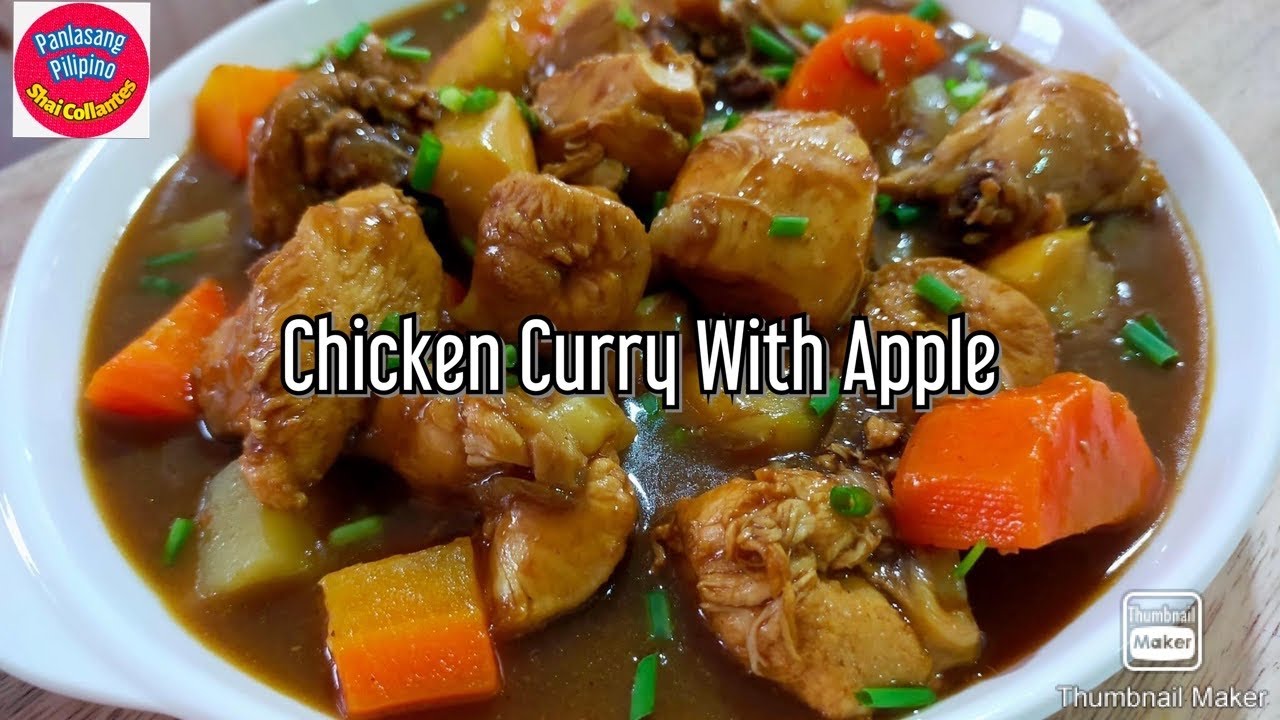0137 CHICKEN CURRY WITH APPLE RECIPE ( Japanese Style ) Panlasang