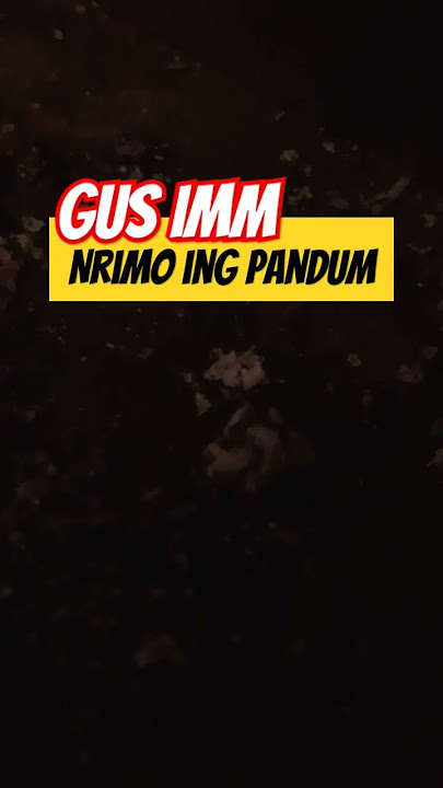 Gus Imm Nrimo ing Pandum #shorts #gusimm