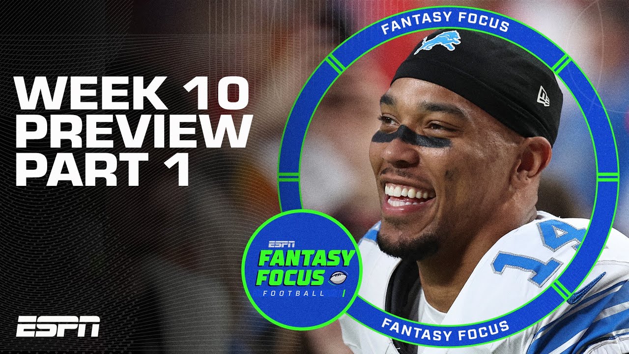 Week 10's BIGGEST Upgrades and Downgrades | Fantasy Focus 🏈