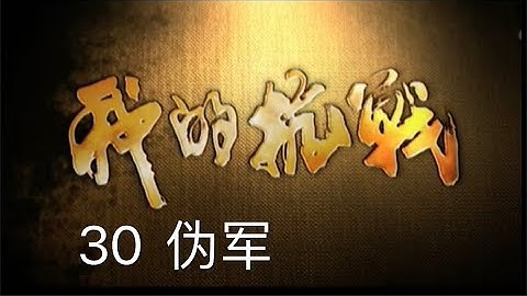我的抗战（总策划：崔永元）: 30 伪军 - 天天要闻