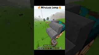 Minecraft Wireless Lamp  #shorts #minecraft #minecraftshorts #minecraftbuild #minecraftideas #viral