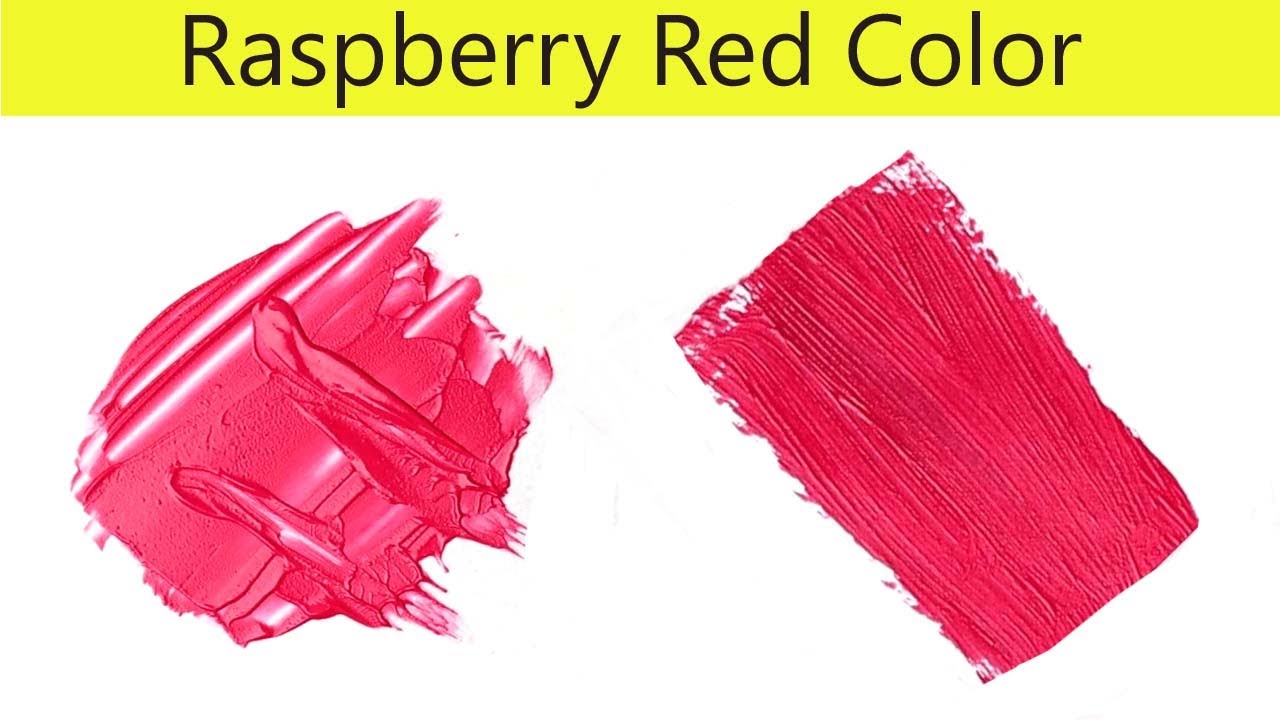 How To Make Red Color - What Color Mixing To Make Red 