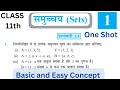 Class 11th maths chapter 1 l Exercise 1.4 l प्रश्नावली 1.4 l समुच्चय l Sets l NCERT l One Shot l