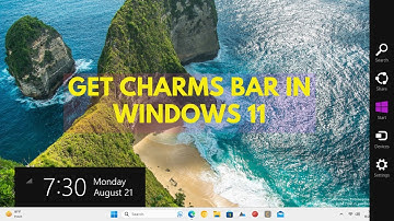 How to Add Charms Bar from Windows 8 and 8.1 to Windows 11