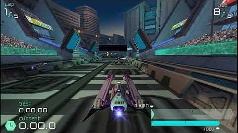 Wipeout Pulse [PPSSPP] Gameplay:#15.5 Phantom Grid 3 Tournament 2 - Phantom Class - Qirex Team
