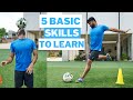 5 best football skillstips for beginners