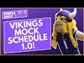 Minnesota vikings mock schedule 10