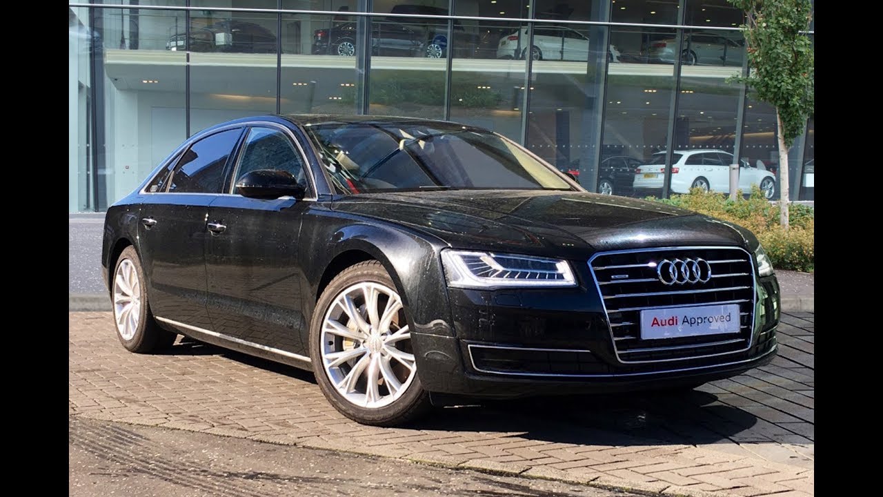 KX66RPZ AUDI A8 L TDI QUATTRO SE EXECUTIVE BLACK 2016, West London Audi