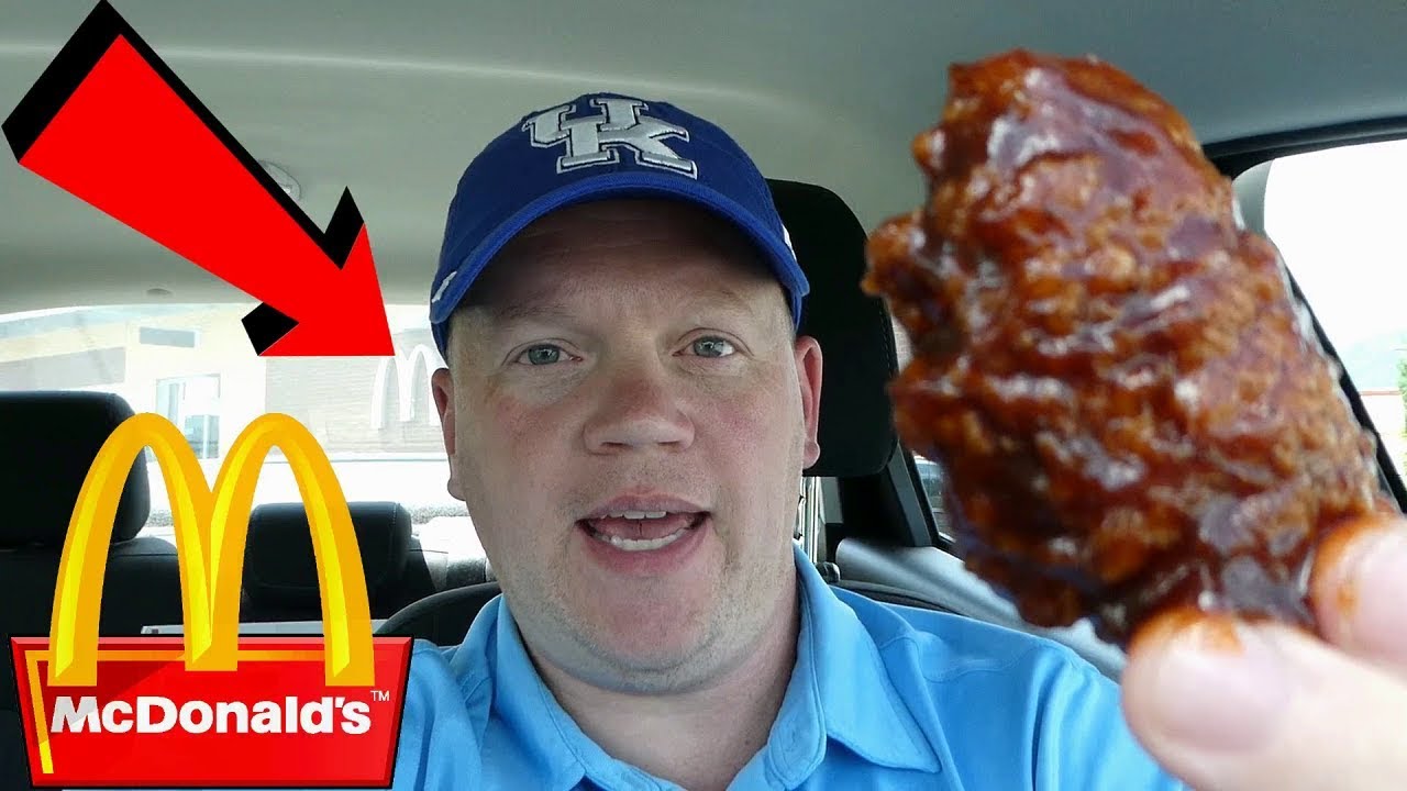 McDonald's Sweet N' Spicy Honey BBQ Glazed Tenders (Reed Reviews) - YouTube