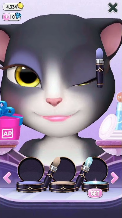 Cute Talking Angela make over #feedshorts #shortsfeed #cute #angela #talkingangela #mytalkingangela2