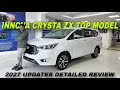 🔥 Toyota Innova Crysta ZX Top Model 2026 Review | Price, Features, Mileage & Comfort Test 😱