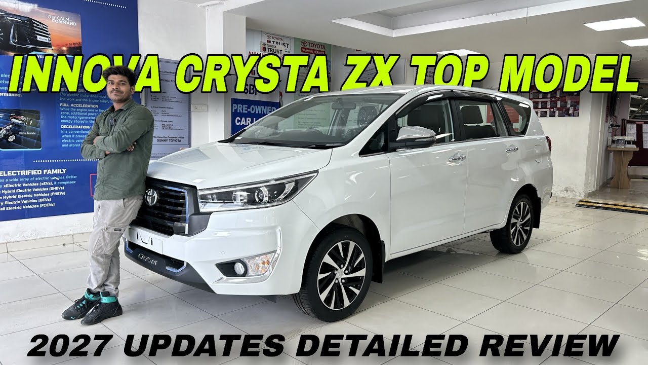 naa！新品未使用！to esella crysta bright 🔥 Toyota Innova Crysta ZX Top Model 2026 Review | Price, Features
