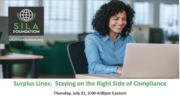 Surplus Lines: Staying on the Right Side of Compliance Webinar