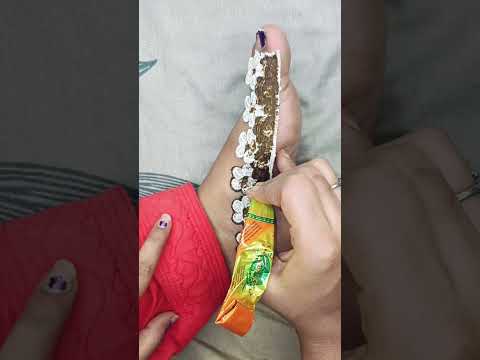 Mehndi hack😍 #lace se mehendi designs #mehendi hacks #mehndidesign #shortvideo