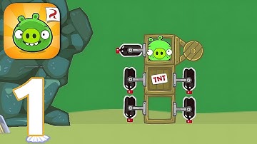 Bad Piggies - Gameplay Walkthrough Part 1 - Tutorial (ANDROID/IOS)