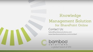 Knowledge Management Solution for SharePoint Online