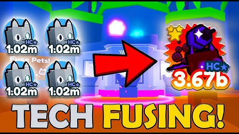 New *BEST* Hardcore Tech World Fusing Methods! | Pet Simulator X