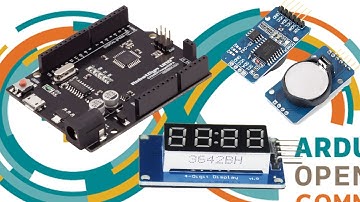 Digital Clock Arduino wiht and Module battery | Relógio digital com Arduino com modulo de bateria.