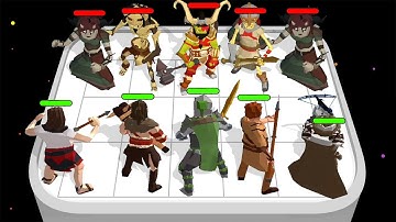 MERGE WARS - Merge Knight vs Zombie Fight ✡ Merge Battle Gameplay