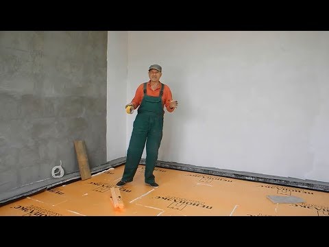 Как утеплить бетонный пол в частном доме видео своими руками