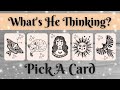 WHAT'S HE THINKING / FEELING? 🤔💖🥰 *Pick A Card* Love Tarot Reading Charm Dice Twin Flame Soulmate Ex