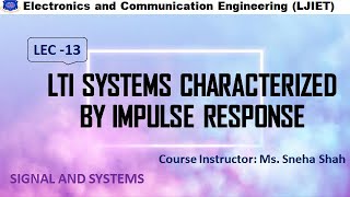 Session 13_SS_LTI systems characterized by impulse response