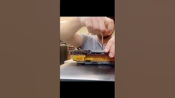 🤷‍♂️Busted cab,loose parts…will she run#modelrailroad