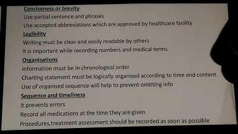 Principles of documentation