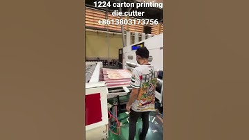 #printingmachine corrugated cardboard