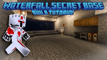 Waterfall Secret Base Build Tutorial