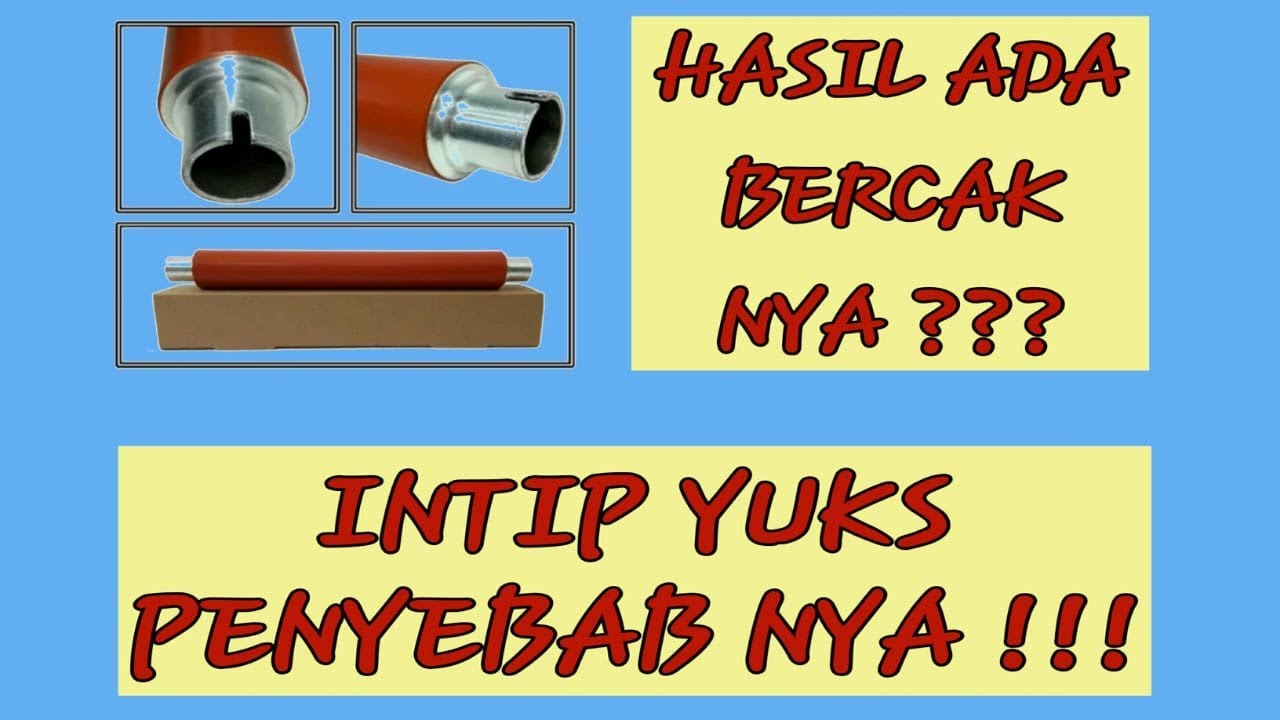 cara mengatasi hasil fotocopy kotor atau ada bercak nya.. Intip Yuks